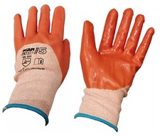 10 x BEAR GRIP 5 High Cut Rating / Wet Grip / Full Coated Work Gloves Size 11