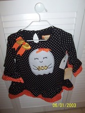 Halloween Baby Girl's 18 Months Ghost Boo Dress New With Tag