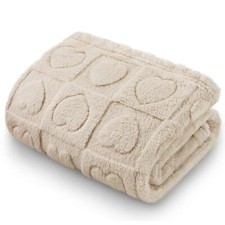 Small Dog Blanket Washable Pet Bed Cover Soft Fluffy Puppy Blanket with