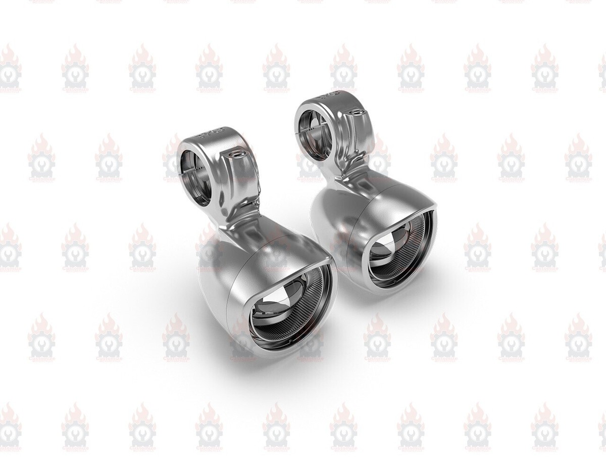 Feux Antibrouillard LED Argent Pour Royal Enfield 650/350 - Kit AEspares, Neuf, Fabriqué En Inde