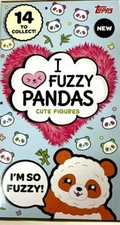 2021 TOPPS I LOVE FUZZY PANDAS CUTE FIGURES GRAVITY FEED BOX