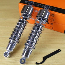 Pair Factory Spec brand Chrome Shocks 11.75" Inch for Harley XL Sportster FXR