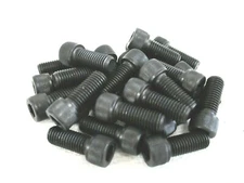 1/4-28 X 5/8" SOCKET HEAD CAP SCREWS BLACK HEAT TREATED ALLOY STEEL - 25 PCS