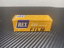 Vintage UNUSED REX 620 Size All-Purpose Film Sealed in Box W/Instruction Sheet