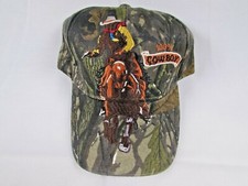 RODEO COWBOY COWGIRL BALL CAP HAT CAMO camouflage HORSE FAST FREE SHIP S1