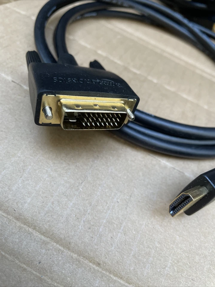 AmazonBasics HDMI to DVI-D Dual Link cable 6ft  - Image 2 of 4