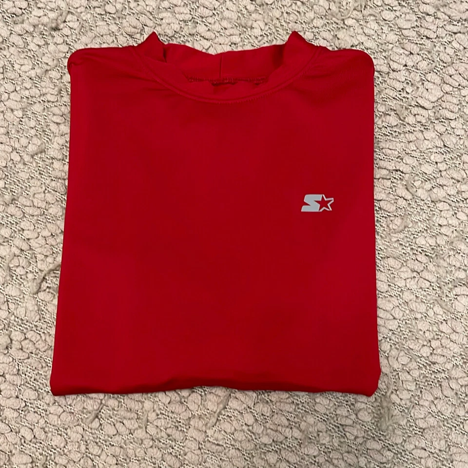 Boys Starter Shirt. Size XXL 18. Red - Image 4 of 4