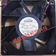NMB 12038VA-48R-GL DC48V 0.90A 120 120 38MM 2-Wire Inverter Cooling Fan