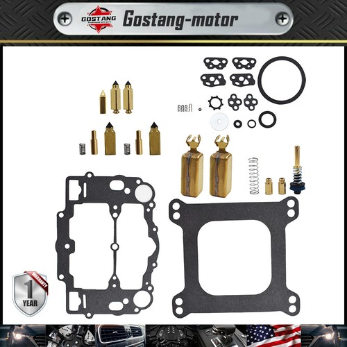 For Weber Marine W-4 BBL Mercruiser 809064 Carburetor With Floats 8M0120193 Kit