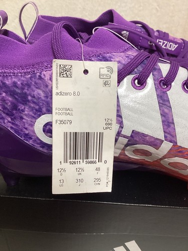 ADIDAS ADIZERO 8.0 ( MULTICOLOR ) ( FOOTBALL SHOES/CLEATS ) SIZE 13 ( F35079 ) - Picture 12 of 12