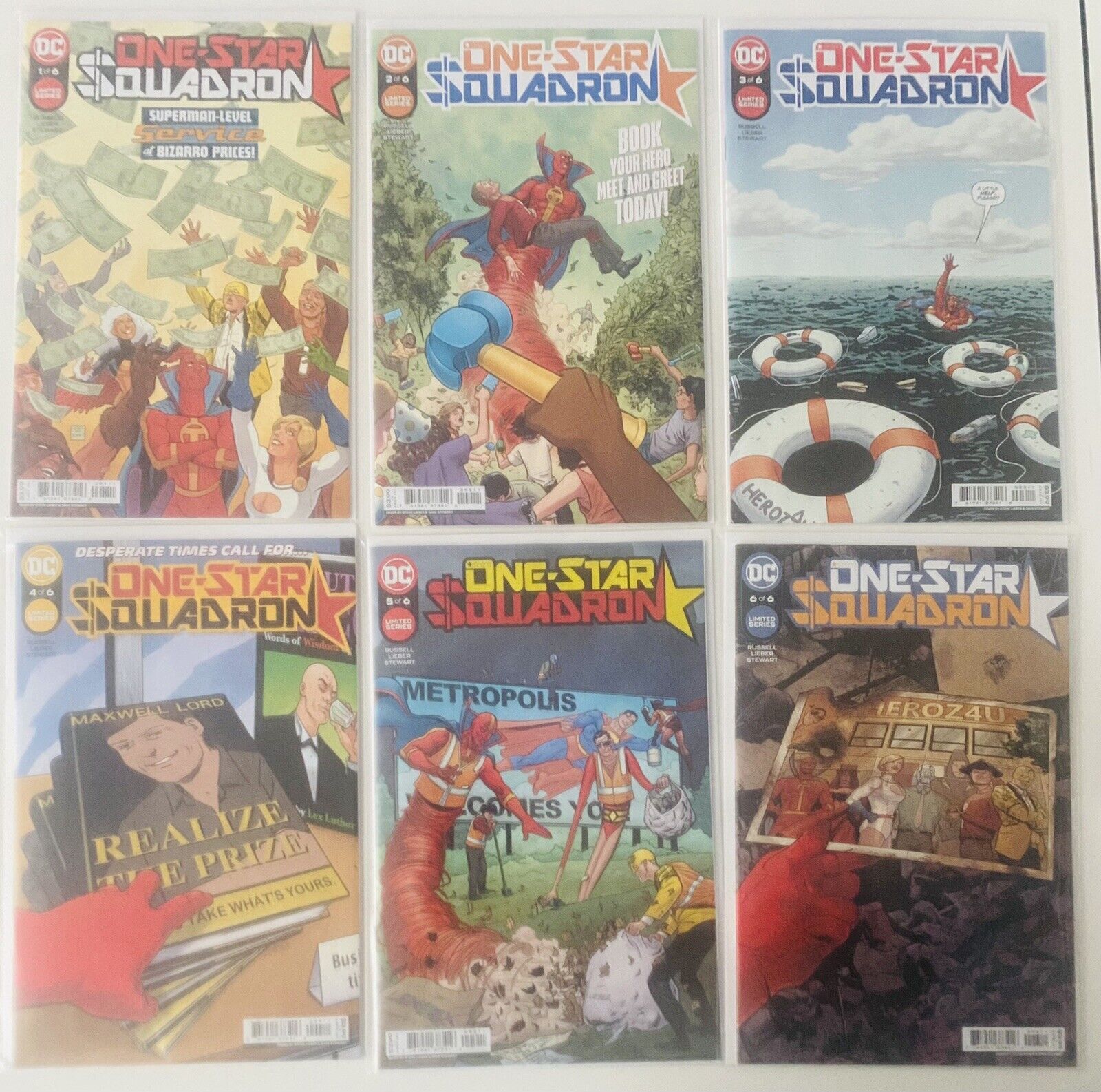 ONE-STAR SQUADRON #1-6 (2022) MARK RUSSELL, STEVE LIEBER, DC, NM