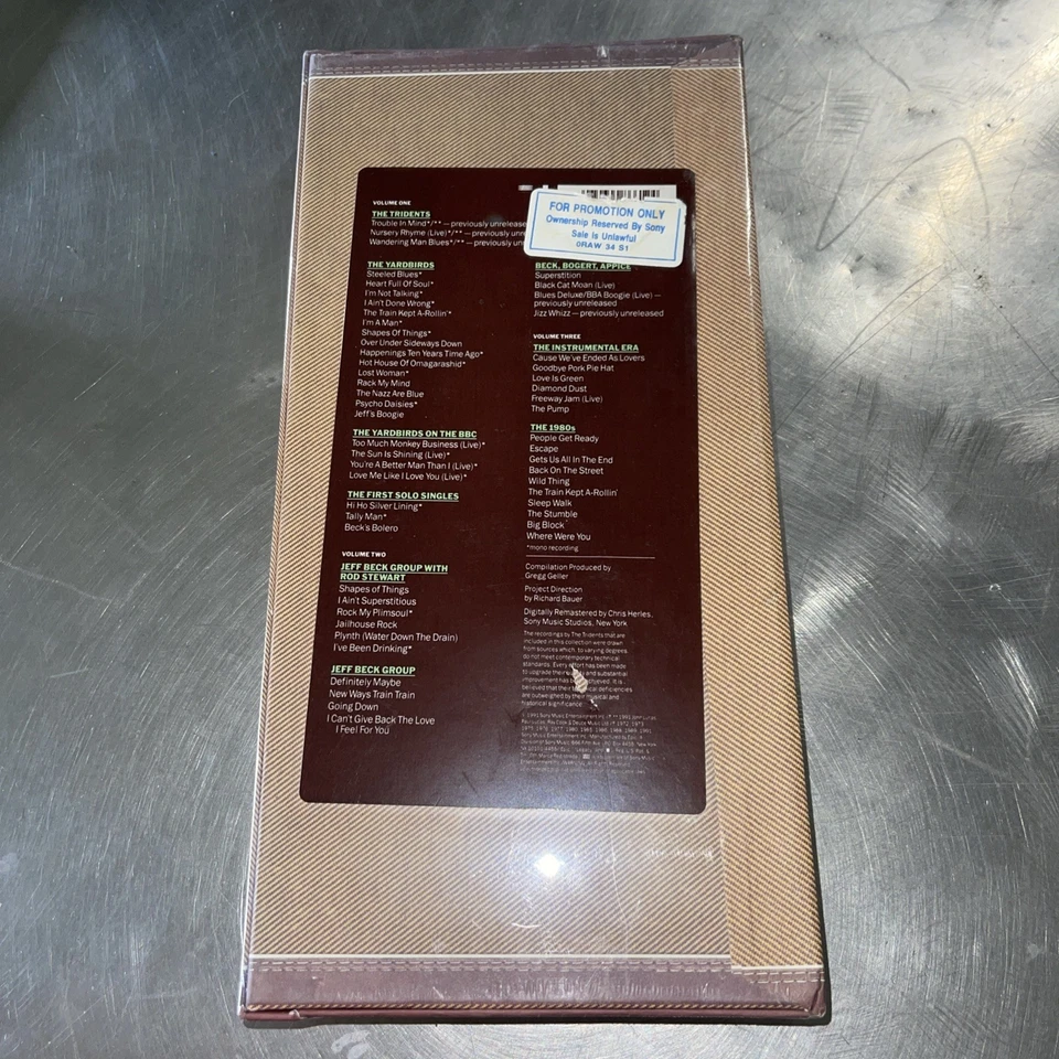 JEFF BECK: beckology EPIC Cassette Sealed - Image 2 of 2