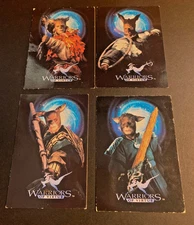 WARRIORS OF VIRTUE 4-CARD Lot - IJL CREATIONS 1996 - Lai, Yee, Chi, Yun Cards