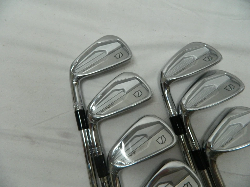 New LH Wilson Staff Model CB Cavity Back iron set 4-PW DG Mid 115 Stiff irons - Image 2 of 4