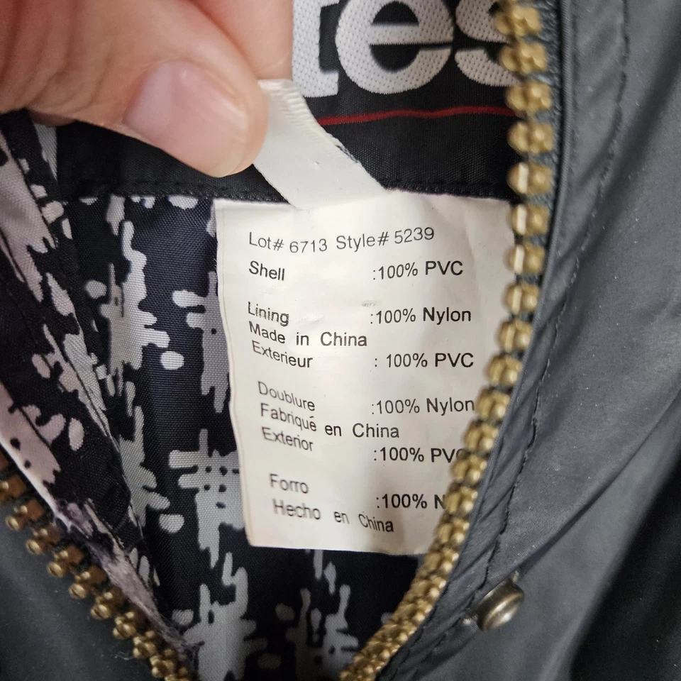 Totes Women’s Black Snap Button Removable Hood Rain Jacket Size M - Image 3 of 4