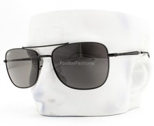 Ray-Ban Sunglasses RB 3755 002/B1 Shiny Black Metal Gray Glass 59mm with Case