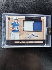 2024 Panini One and One Football Colts Rookiie Patch Auto Latuta Latu 57/75