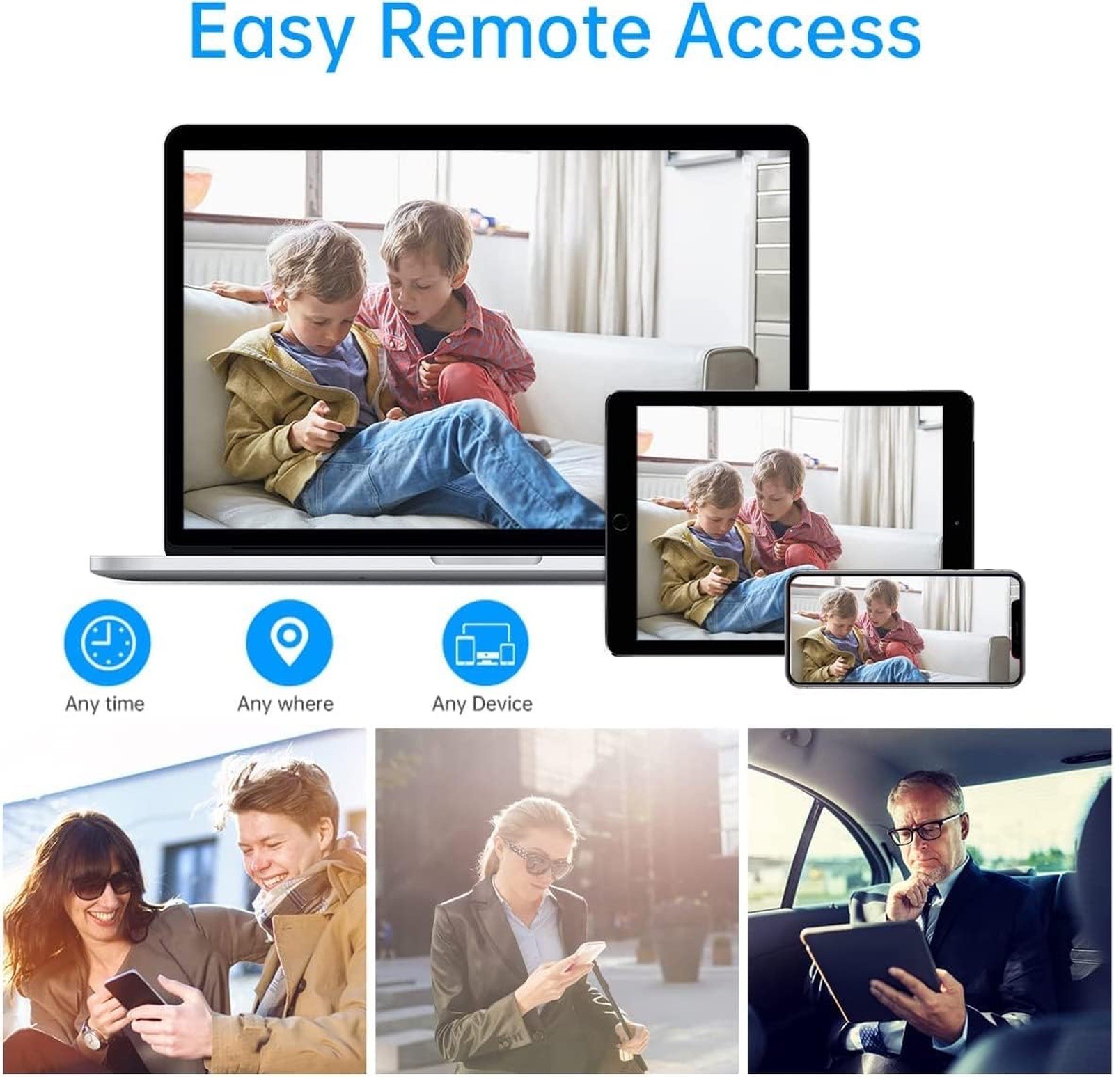 1080P 2MP 16 Channel DVR Recorder for CCTV Analog Coax Cameras