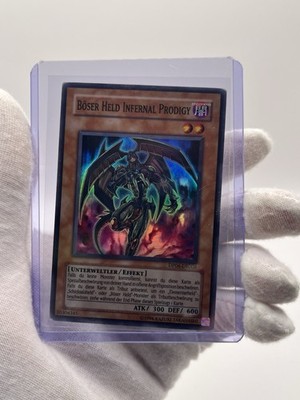 Böser Held Infernal Prodigy DP06-DE008 Super Rare Deutsch Yu-Gi-Oh!