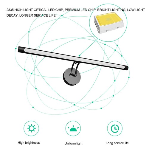 Barre Lumineuse LED Interrupteur Tactile Dimmable USB Power 3 Modes Blanc - Afbeelding 5 van 12
