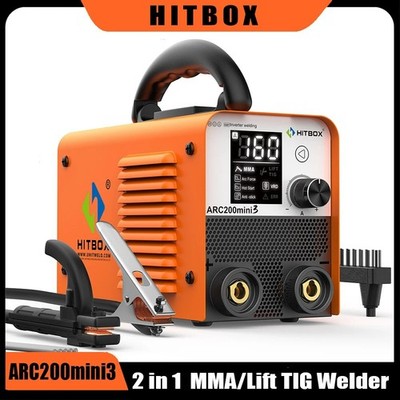 2-in-1 Stick Welder MMA Lift TIG Mini Welding Machine 110V Hot Start Arc Force