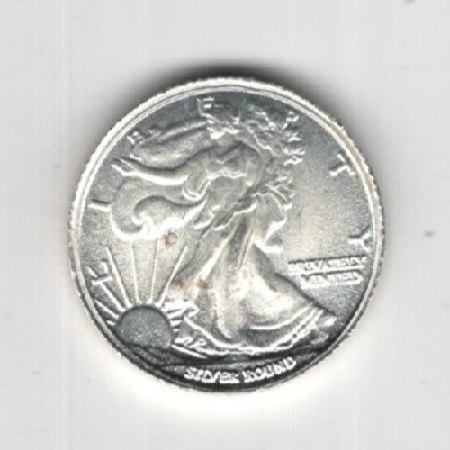 LIBERTY EAGLE .999 FINE SILVER 1/10 TROY OZ SILVER ROUND MONEY METALS EXCHANGE