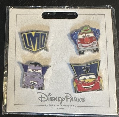 Disney Pixar Cars Land Haul-O-Ween 4 pin set Disney Halloween Pin Set