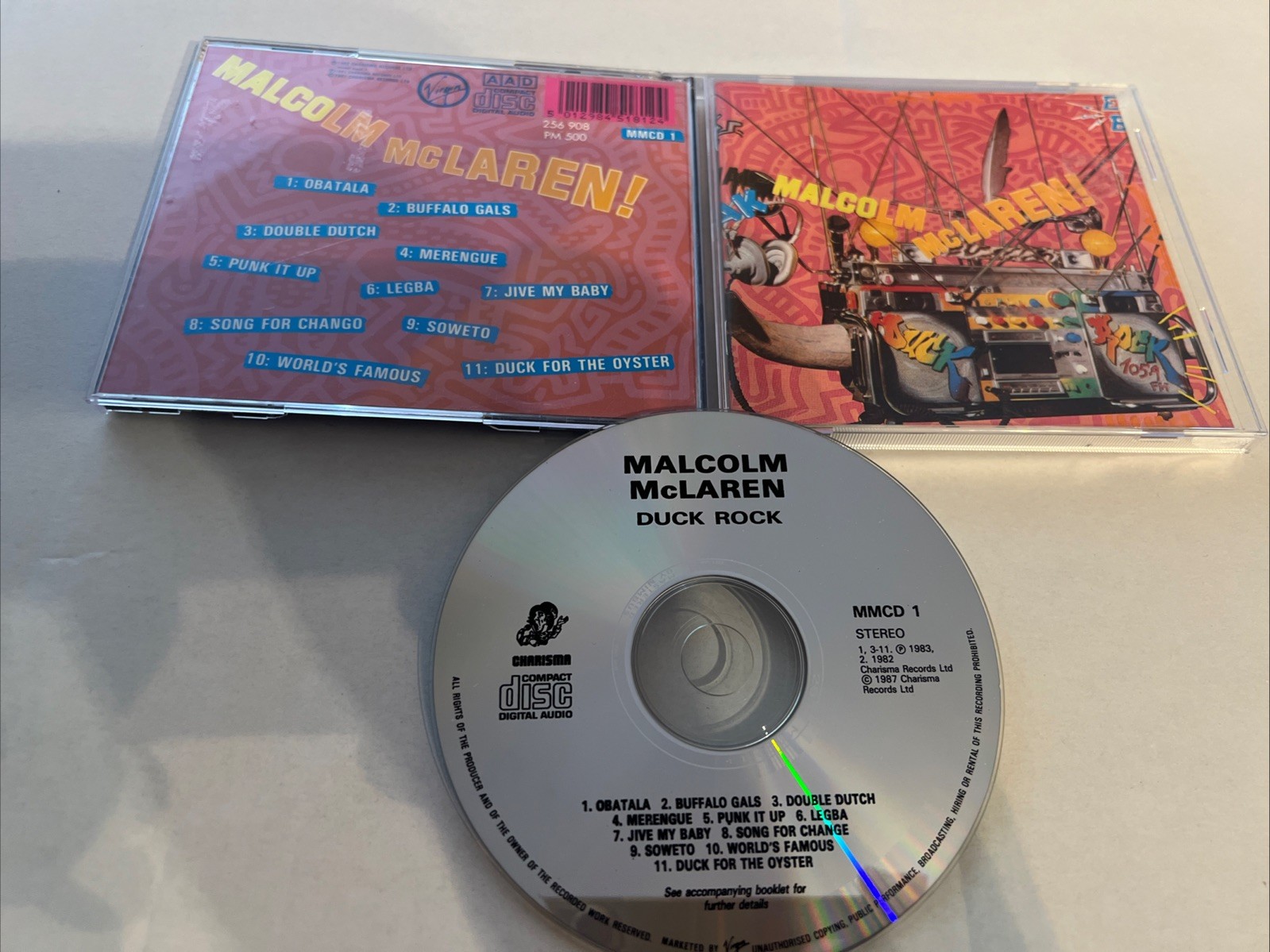 Malcolm McLaren - Duck Rock CD Charisma Label