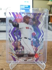 2019 Topps High Tek - David Ortiz Purple Parallel Card #21/99
