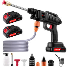 Cordless Electric High Pressure Water Spray Gun Car Washer Portable Cleaner Tool