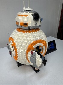 LEGO Star Wars: The Last Jedi BB-8 (75187) Retired 99% Complete w/ Display Stand