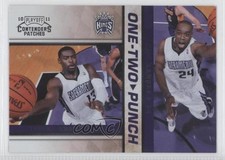 2010 Playoff Contenders Patches One-Two Punch Tyreke Evans Carl Landry #18 0b7