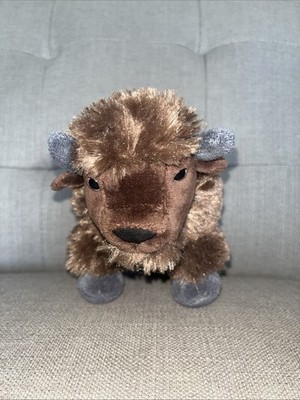 WILD REPUBLIC Bison Buffalo Stuffed Animal Plush Brown 10'' TALL