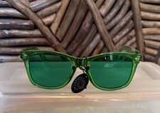 GloFX Color Therapy Glasses  Light Therapy Glasses Green Peace Love