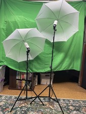 LINCO Photography Studio Lighting Kit Photo Umbrella Bulb Stand LK377 Indirect