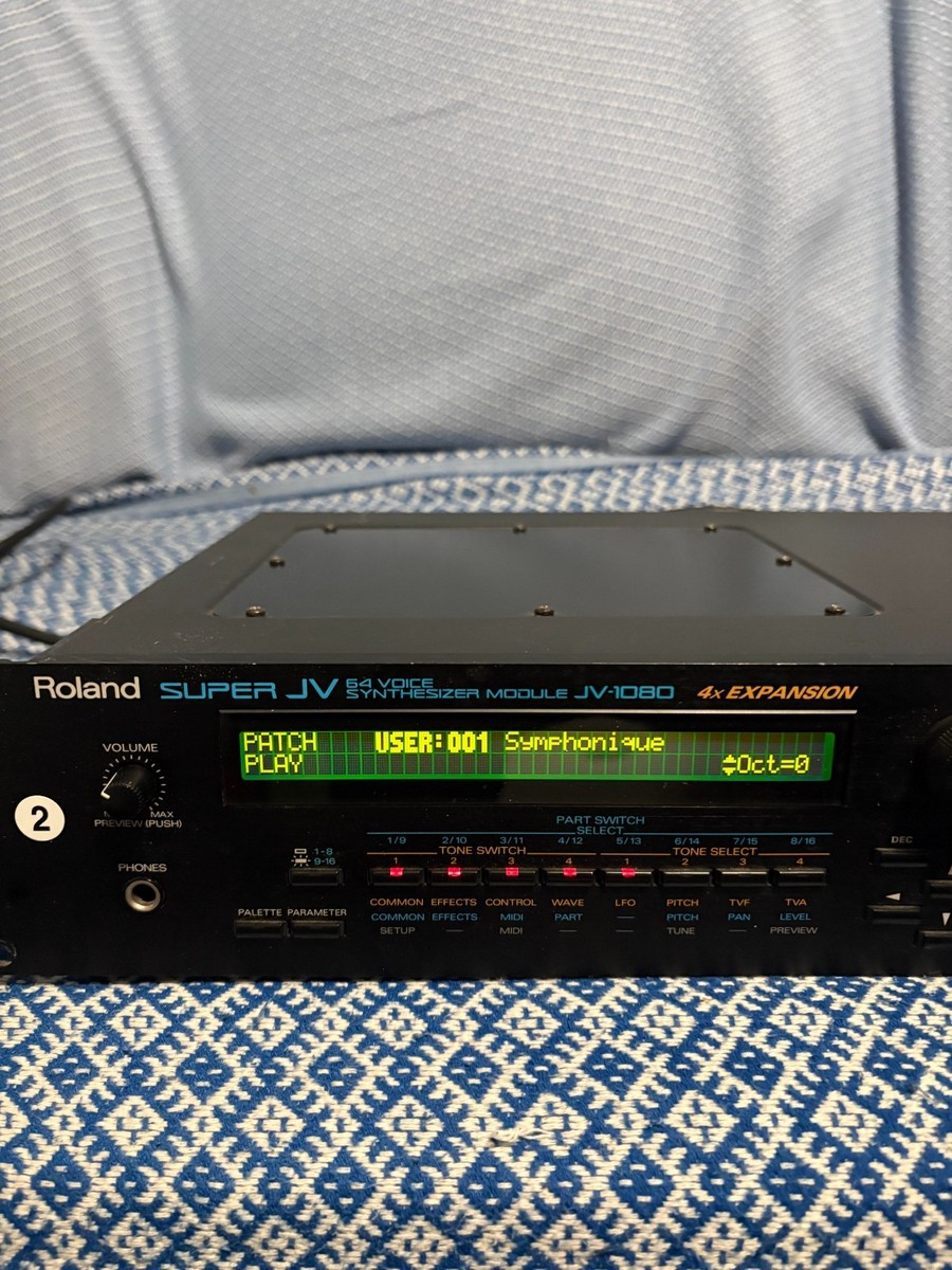 同梱不可】 Roland SUPER JV JV-1080 64 VOICE SYNTHESIZER MODULE