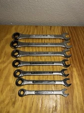 Set Of 7 SAE and Metric Craftsman VA Ratcheting Wrenches 