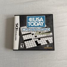 USA Today Crossword Challenge Nintendo DS 2008 Cruciverbalists 600 Puzzles