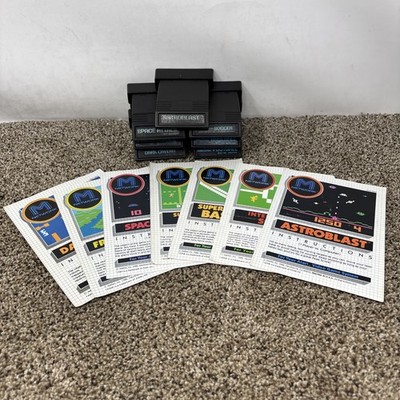 19Atari 2600 M Network Game Lot Of 7 Tested Atari Game Lot With Manuals