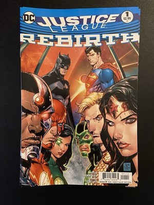 Justice League Rebirth #1 DC 2016 Bulk Pack 10 Copies NM