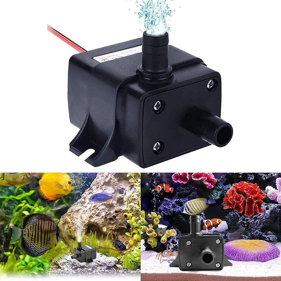 Mini WasserpumpeTauchpumpeBrunnenpumpe Salz Teich Wasser Pumpen Aquarium - Bild 2 von 4