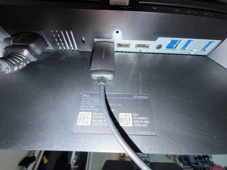 Dell S2721DGFA 27" QHD 165Hz IPS Gaming Monitor + VESA Dual Stand - Image 4 of 4