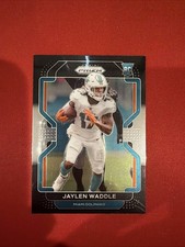 2021 Panini Chronicles - Prizm Black Jaylen Waddle #PB-10 (RC) Miami Dolphins