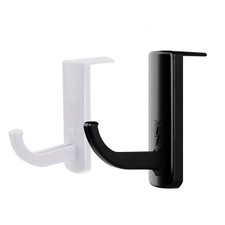 Headphone Hanger Monitor Stand Holder Headset Stick-on Hook for Home Office