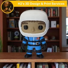 CUSTOM Mini Fun-Style Major Matt Mason JEFF LONG 4" Figure