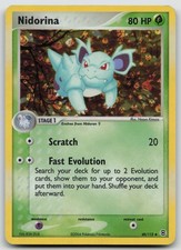 Pokemon NIDORINA VLP Ex Fire Red & Leaf Green Set REVERSE HOLO Foil Card 40/112