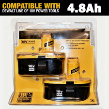 2 PACK 18V Battery For Dewalt 18 VOLT XRP DC9096 DC9098 Ni-MH DC9099 NEW