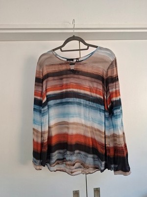 Gerry Weber Collection  Damen Bluse Viscose Sommer leicht bunt Gr. 44 gebr.w.Neu