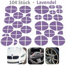 BMW Emblem Aufkleber Logo Vinyl 104x Lavendel E36 E46 E60 E90 E91 E92 F80 F82