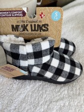 The Original MUK LUKS Bootie Slippers S Small 5 - 6 New with Tags